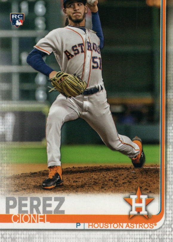#392 Cionel Perez Rookie Houston Astros 2019 Topps Series 2 Baseball Card GAT