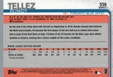 #556 Rowdy Tellez Rookie Toronto Blue Jays 2019 Topps Series 2 Baseball Card GAT