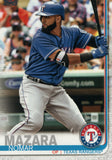 #354 Nomar Mazara Texas Rangers 2019 Topps Series 2 Baseball Card GAT