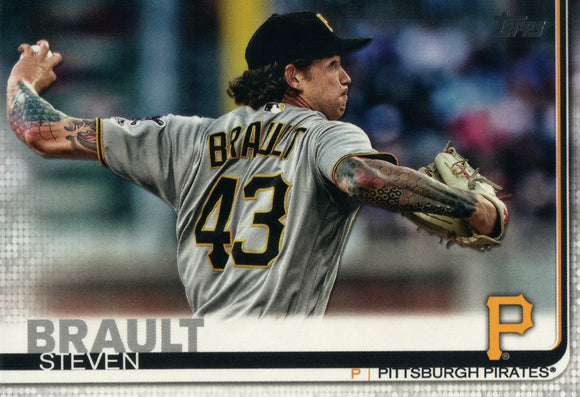 #435 Steven Brault Pittsburgh Pirates 2019 Topps Series 2 Baseball Card GAT