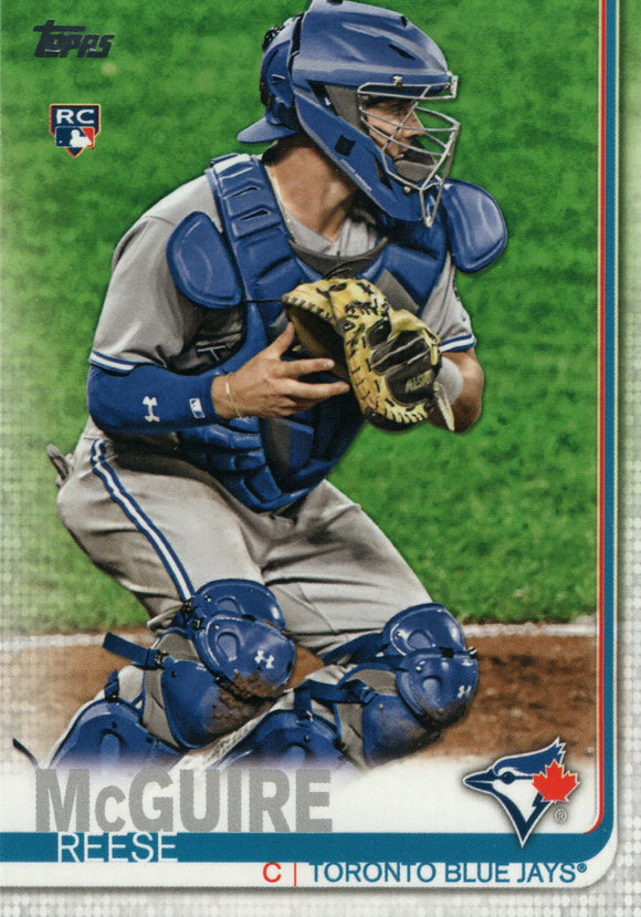 #442 Reese McGuire Rookie Toronto Blue Jays 2019 Topps Series 2 Baseball Card GAT