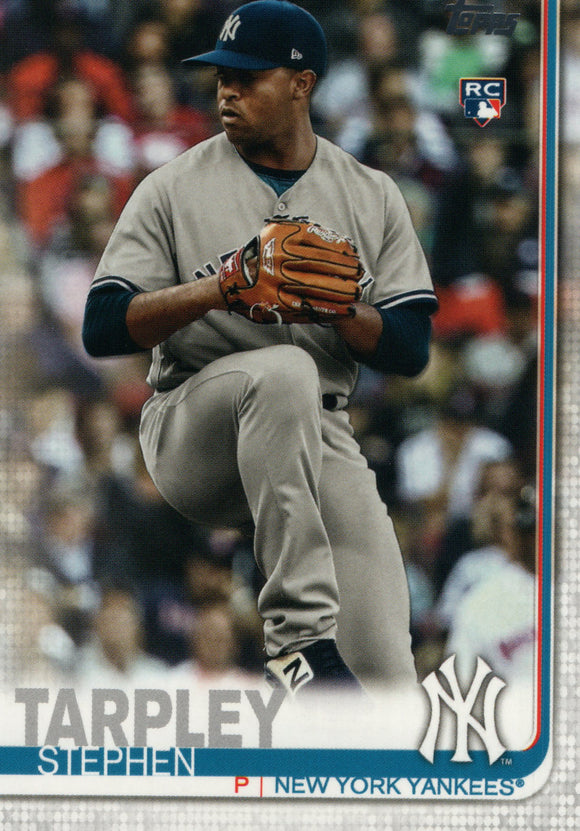 #504 Stephen Tarpley Rookie New York Yankees 2019 Topps Series 2 Baseball Card GAT