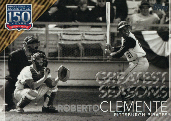 GS-9 Roberto Clemente Pittsburgh Pirates 2019 Topps Series 2 Baseball Card GAT