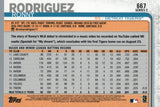 #667 Ronny Rodriguez Rookie Detroit Tigers 2019 Topps Series 2 Baseball Card GAT