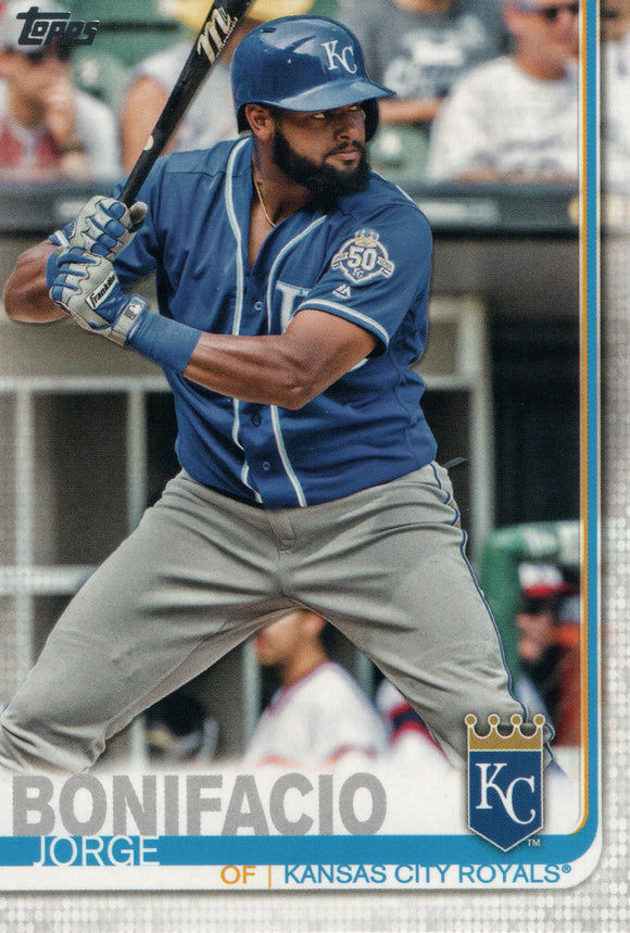 #427 Jorge Bonifacio Kansas City Royals 2019 Topps Series 2 Baseball Card GAT