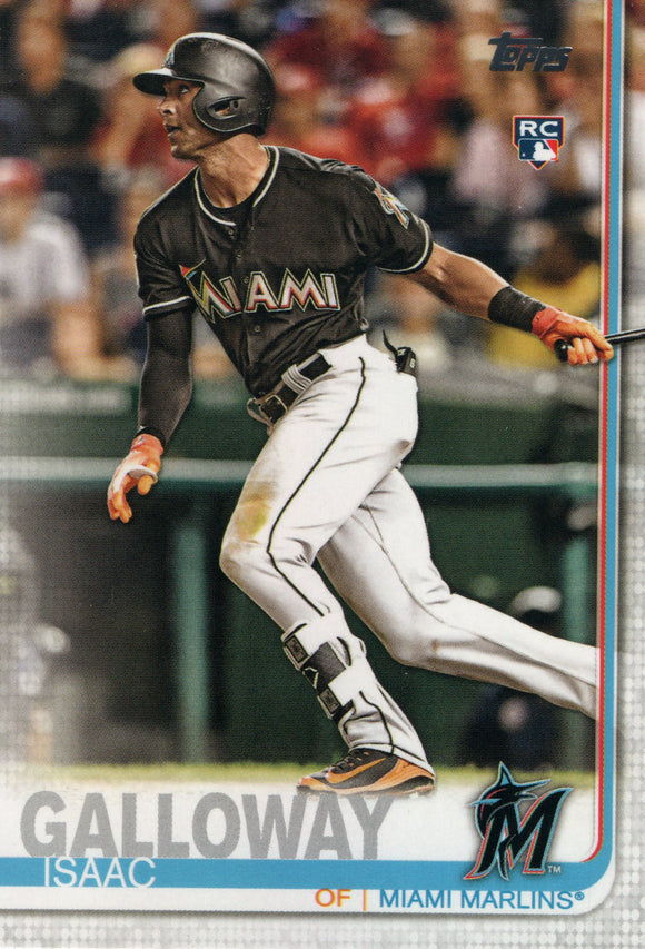 #683 Isaac Galloway Miami Marlins 2019 Topps Series 2 Baseball Card GAT