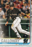 #683 Isaac Galloway Miami Marlins 2019 Topps Series 2 Baseball Card GAT