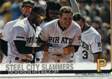 #425 Dickerson Hits Walk Off Steel City Slammers Pittsburgh Pirates 2019 Topps Series 2 Baseball Card GAU