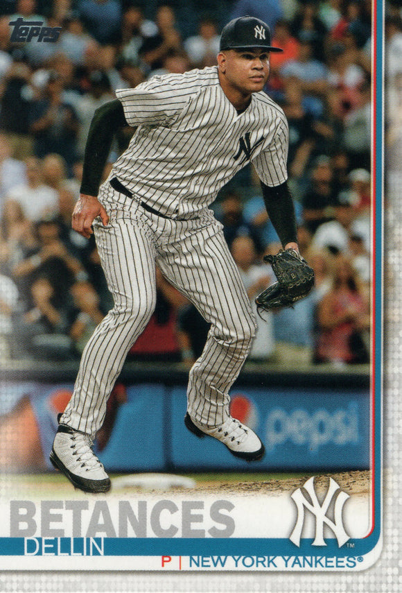 #505 Dellin Betances New York Yankees 2019 Topps Series 2 Baseball Card GAU