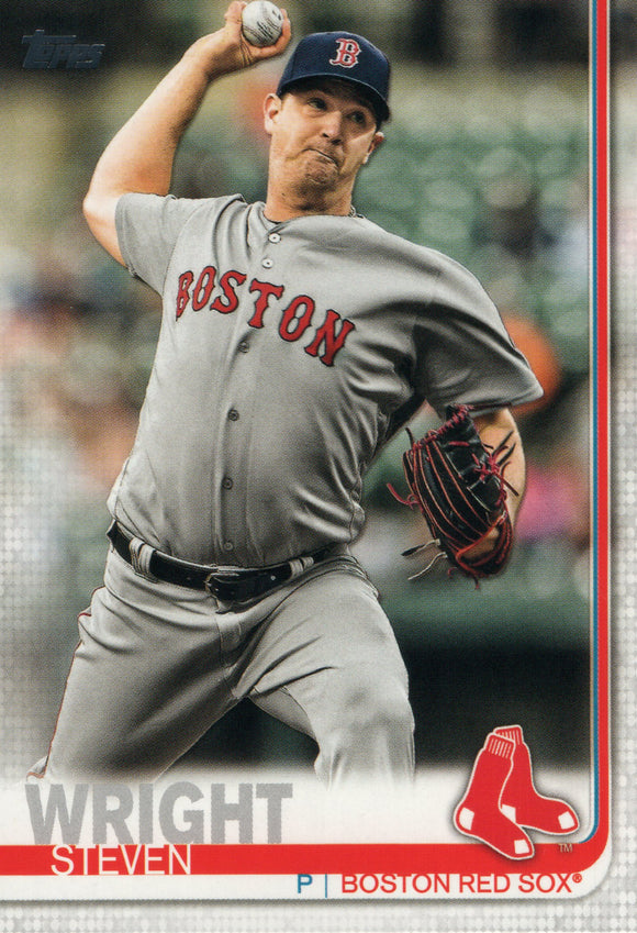 #518 Steven Wright Boston Red Sox 2019 Topps Series 2 Baseball Card GAU