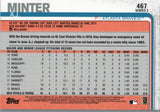 #467 A.J. Minter Trophy Atlanta Braves 2019 Topps Series 2 Baseball Card GAU