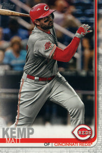 #454 Matt Kemp Cincinnati Reds  2019 Topps Series 2 Baseball Card GAU