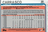 #501 Carlos Carrasco Cleveland Indians 2019 Topps Series 2 Baseball Card GAU