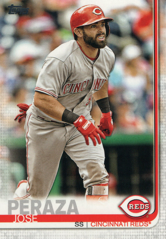 #590 Jose Peraza Cincinnati Reds 2019 Topps Series 2 Baseball Card GAU