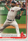 #378 Brandon Workman Boston Red Sox 2019 Topps Series 2 Baseball Card GAU