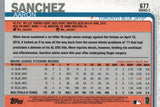 #677 Aaron Sanchez Toronto Blue Jays 2019 Topps Series 2 Baseball Card GAU