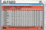 #451 Jorge Alfaro Trophy Miami Marlins 2019 Topps Series 2 Baseball Card GAU