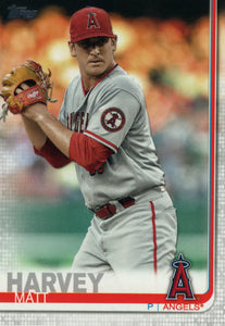 #490 Matt Harvey Los Angeles Angels 2019 Topps Series 2 Baseball Card GAV