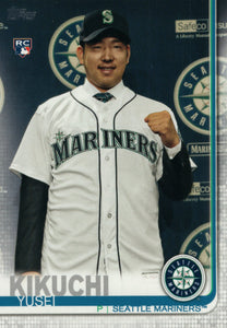 #632 Yusei Kikuchi Rookie Seattle Mariners 2019 Topps Series 2 Baseball Card GAV