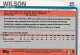 #641 Bryse Wilson Rookie Atlanta Braves 2019 Topps Series 2 Baseball Card GAV
