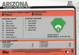 #521 Chase Field Arizona Diamondbacks 2019 Topps Series 2 Baseball Card GAV