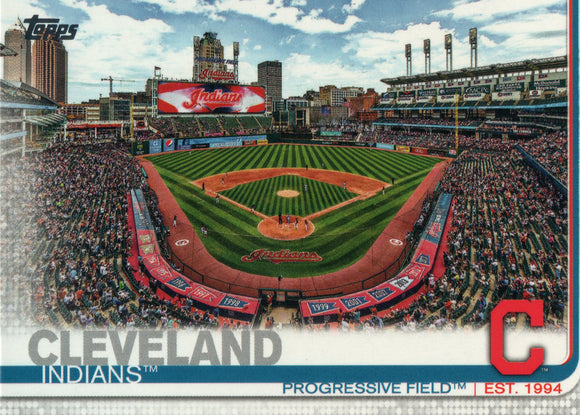 #495 Progressive Field Cleveland Indians 2019 Topps Series 2 Baseball Card GAV