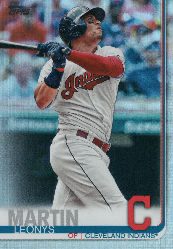 #358 Leonys Martin Cleveland Indians 2019 Topps Series 2 Baseball Card GAV