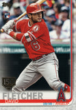 #520 David Fletcher Rookie Los Angeles Angels 2019 Topps Series 2 Baseball Card GAV