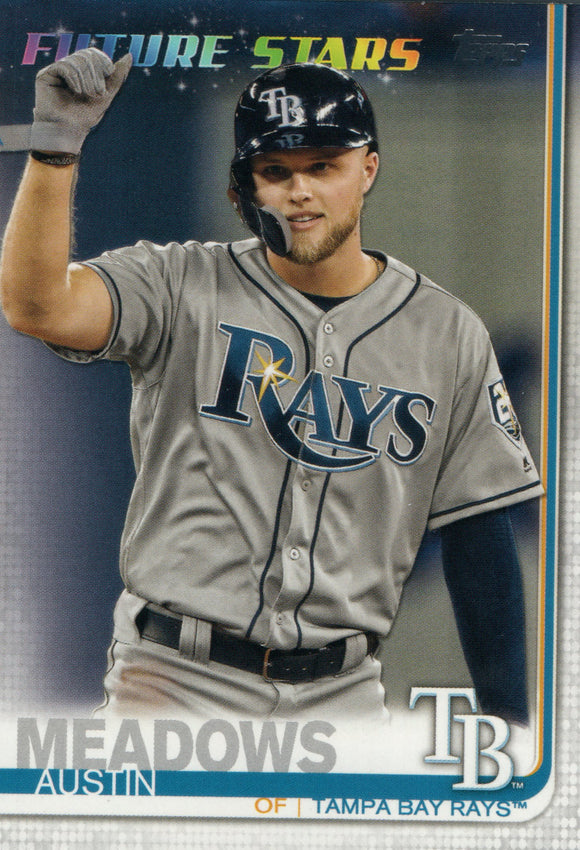 #564 Austin Meadows Future Stars Tampa Bay Rays 2019 Topps Series 2 Baseball Card GAV