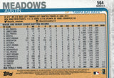 #564 Austin Meadows Future Stars Tampa Bay Rays 2019 Topps Series 2 Baseball Card GAV