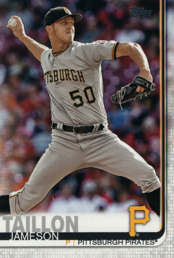 #662 Jameson Taillon Pittsburgh Pirates 2019 Topps Series 2 Baseball Card GAW