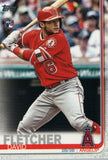 #520 David Fletcher Rookie Los Angeles Angels 2019 Topps Series 2 Baseball Card GAW