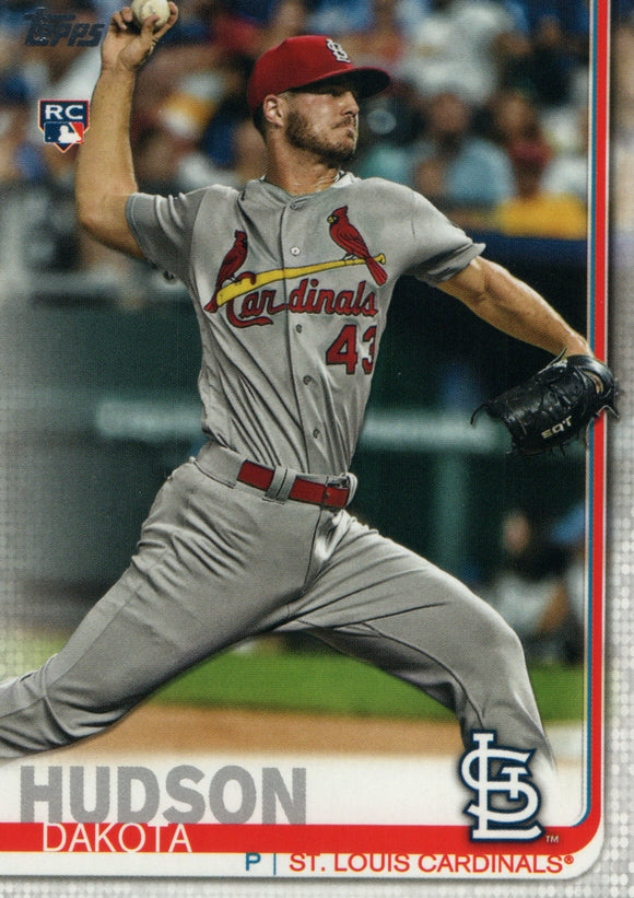 #697 Dakota Hudson Rookie St Louis Cardinals 2019 Topps Series 2 Baseball Card GAW