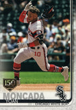 #377 Yoan Moncada 150 Years Chicago White Sox 2019 Topps Series 2 Baseball Card GAW