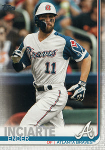 #385 Ender Inciarte Atlanta Braves 2019 Topps Series 2 Baseball Card GAX