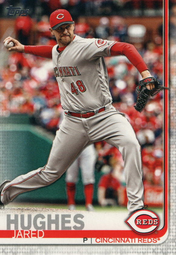 #620 Jared Hughes Cincinnati Reds 2019 Topps Series 2 Baseball Card GAX