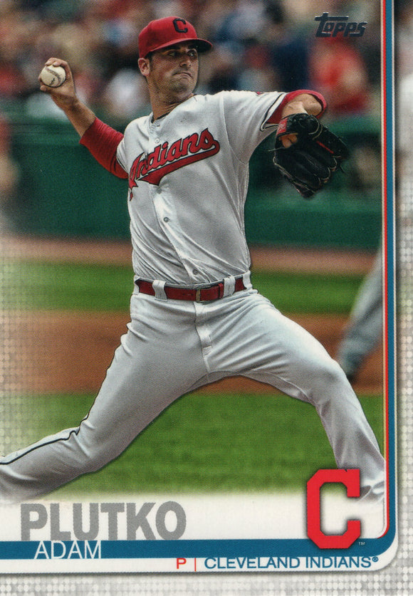#492 Adam Plutko Cleveland Indians 2019 Topps Series 2 Baseball Card GAX