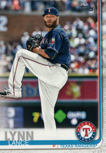 #532 Lance Lynn Texas Rangers 2019 Topps Series 2 Baseball Card GAX