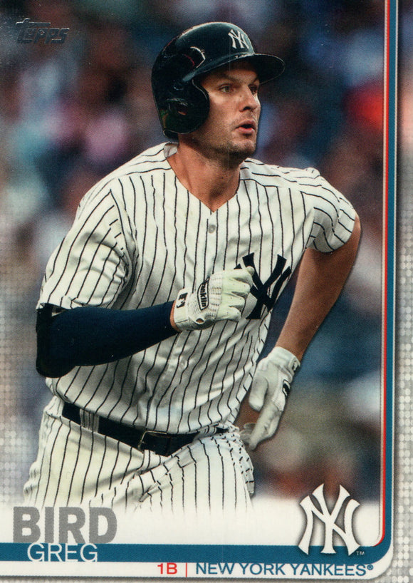 #653 Greg Bird New York Yankees 2019 Topps Series 2 Baseball Card GAX