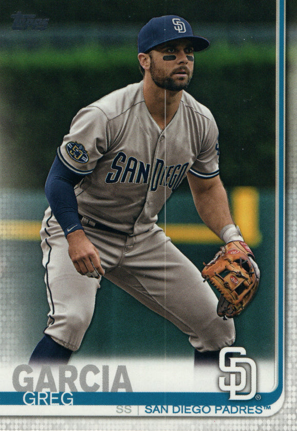 #450 Greg Garcia San Diego Padres 2019 Topps Series 2 Baseball Card GAX