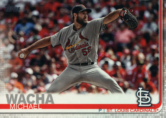 #541 Michael Wacha St Louis Cardinals 2019 Topps Series 2 Baseball Card GAX