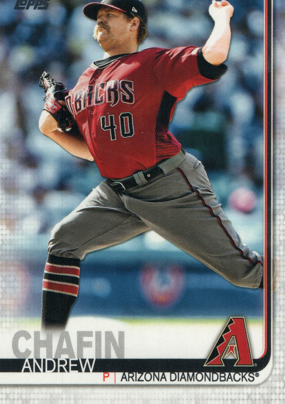 #484 Andrew Chafin Arizona Diamondbacks 2019 Topps Series 2 Baseball Card GAX