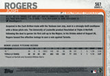 #567 Josh Rogers Rookie Baltimore Orioles 2019 Topps Series 2 Baseball Card GAX