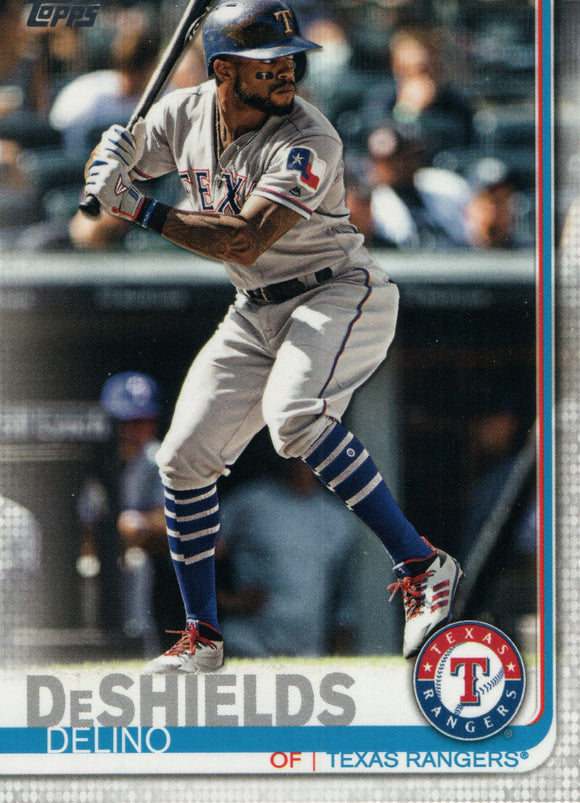 #644 Delino DeShields Texas Rangers 2019 Topps Series 2 Baseball Card GAX