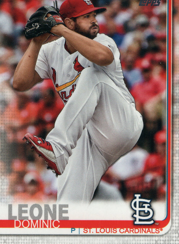 #384 Dominic Leone St Louis Cardinals 2019 Topps Series 2 Baseball Card GAX