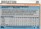#416 Keon Broxton New York Mets 2019 Topps Series 2 Baseball Card GYA