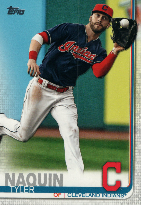 #535 Tyler Naquin Cleveland Indians 2019 Topps Series 2 Baseball Card GYA