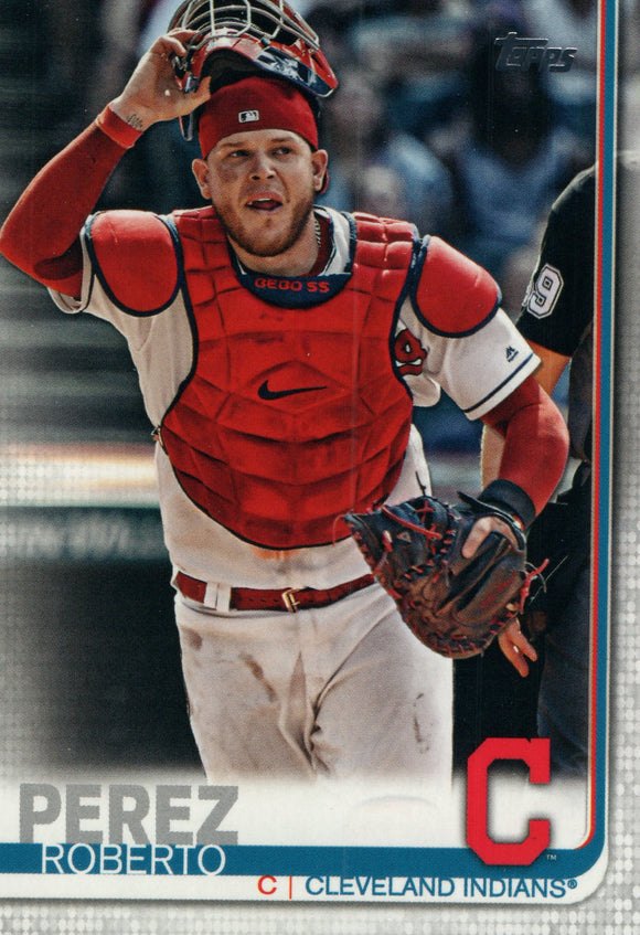 #639 Roberto Perez Cleveland Indians 2019 Topps Series 2 Baseball Card GYA