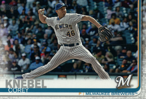 #554 Corey Kebel Milwaukee Brewers 2019 Topps Series 2 Baseball Card GYA