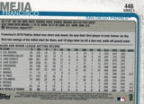 #446 Francisco Mejia Future Stars San Diego Padres 2019 Topps Series 2 Baseball Card GYA